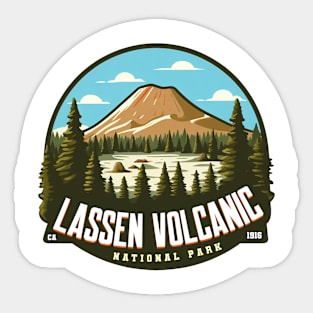 Lassen Volcanic National Park Sticker